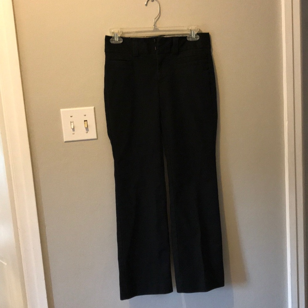 Gap black pants curvy chinos